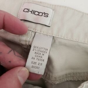 Chico's Kids Cream Shorts